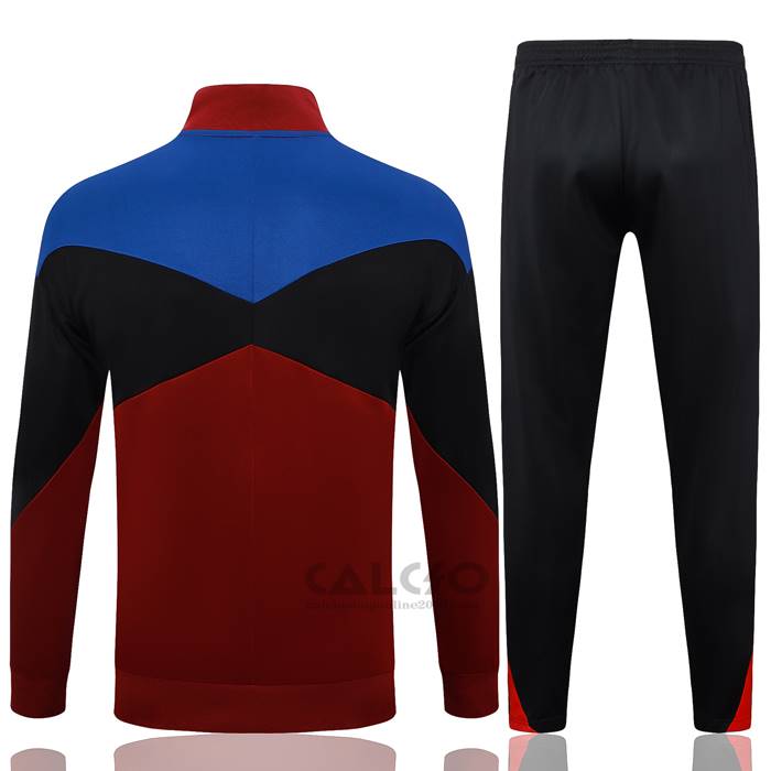 Tuta da Track di Giacca FC Barcellona Bambino 2024-2025 Rosso e Blu